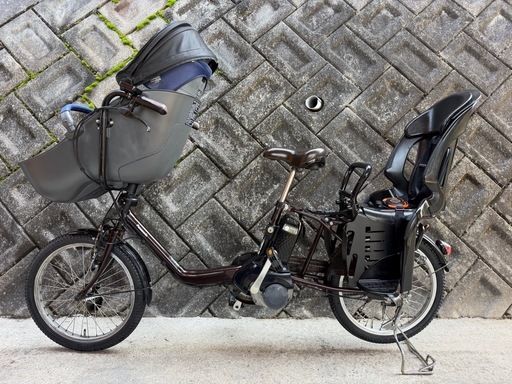 パナソニックミニDX チャイルドシート2台付き電動自転車