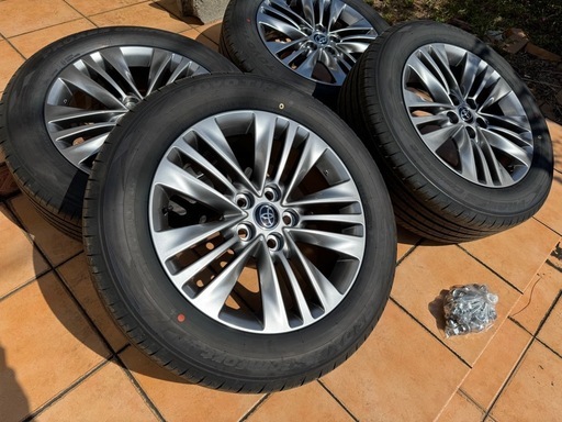 【新車外し】40系アルファード　18インチ純正タイヤホイール4本セット