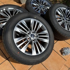 【新車外し】40系アルファード　18インチ純正タイヤホイール4本セットの画像