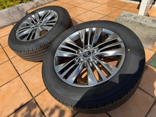 【新車外し】40系アルファード　18インチ純正タイヤホイール4本セット