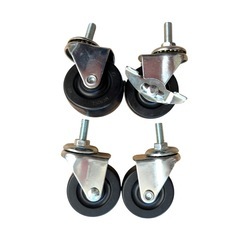 ねじ込み式自在キャスター×4個の画像