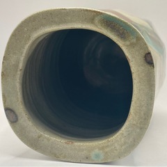 三彩流花瓶の画像