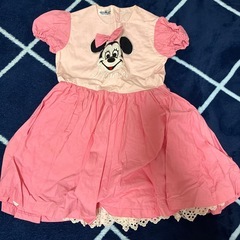 短期掲載　レア　レトロ　ディズニーランド　ドレスワンピース2枚の画像