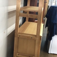 ニトリ　キャビネット　ライトブラウンの画像