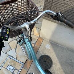 🌈美車 ！現行バッテリーほぼ新品！8.7Ah🌈ブリヂストン💖　24インチ　電動自転車　電動アシスト自転車 　中古　2134の画像