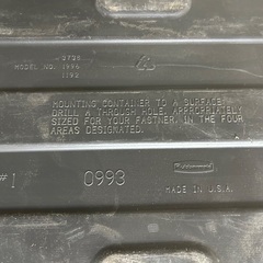 【直接引取限定】Rubbermaid ラバーメイド 収納ケース コンテナボックス ベランダストッカー  大容量 キャンプ、アウトドアにもの画像