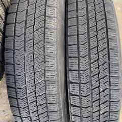 【中古】145/80R13 VRX2 BRIDGESTONE アルミホイール付き13インチ冬タイヤスタッドレス軽四軽トラの画像