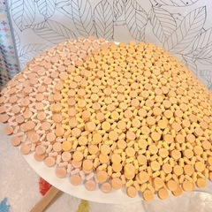 木製　ランチョンマット 4枚の画像