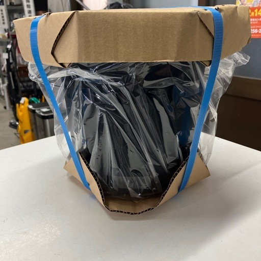 W2602-0539 三河焼　黒七輪9号　卓上サイズ　未使用品