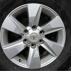 プラド外し　265/65R17 ヨコハマIG GO75 19年製　スタッドレスホイール付き4本セットの画像