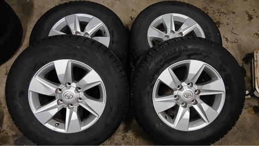 プラド外し　265/65R17 ヨコハマIG GO75 19年製　スタッドレスホイール付き4本セット
