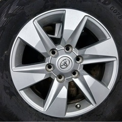 プラド外し　265/65R17 ヨコハマIG GO75 19年製　スタッドレスホイール付き4本セットの画像