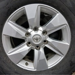 プラド外し　265/65R17 ヨコハマIG GO75 19年製　スタッドレスホイール付き4本セットの画像