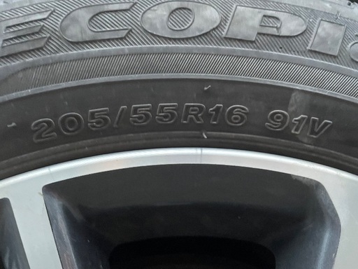 タイヤ アルミホイール 4本セット 日産リーフ純正 16インチ