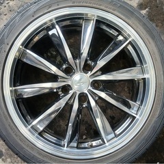 レオニス！！セレナ外し215/45R18 18インチホイール4本セット の画像