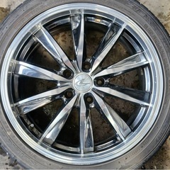 レオニス！！セレナ外し215/45R18 18インチホイール4本セット の画像
