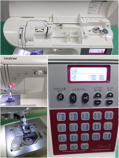 ● 縫いテスト 動作OK brother ブラザー 最高級コンピュータミシン センチュリーアドバイス ミュールⅡ CPS7203 184,800円の品 電動/マイコン/オート 美品 ④ ○ 縫いテスト 動作OK brother ブラザー 最高級 コンピュータ ミシン