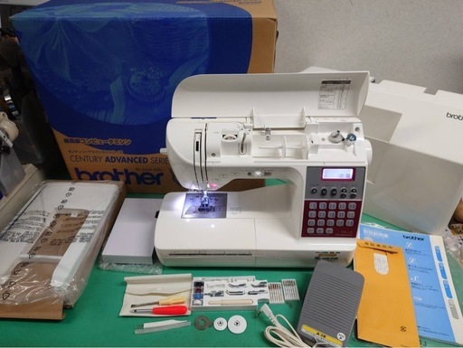 ● 縫いテスト 動作OK brother ブラザー 最高級コンピュータミシン センチュリーアドバイス ミュールⅡ CPS7203 184,800円の品 電動/マイコン/オート 美品 ④
