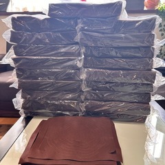 ダークブラウン ショッピングバッグ 22.5cm 100枚入の画像