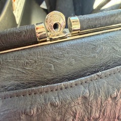 ハンドバッグ　オーストリッチ　中古の画像