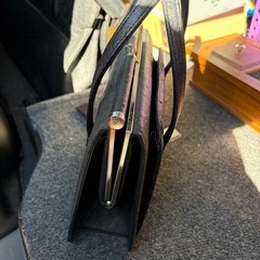 ハンドバッグ　オーストリッチ　中古の画像