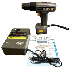 【充電器・説明書付】National 充電ドリルドライバー EZT105 セットの画像