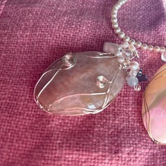 ヒーラー　手作り　パワーストーン　ネックレスの画像