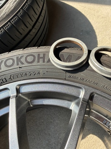 ヨコハマブルーアースGT195/55/16ホイール付き4本セット
