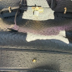 ボストンバック　オーストリッチ　中古の画像