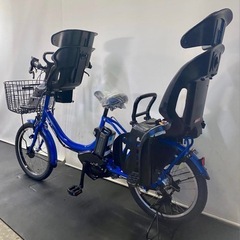 1年保証 送料無料 ヤマハ　パスバビー　20インチ　子供乗せ　青色　電動アシスト自転車 g213の画像