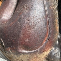 11216😸 たぬき 置物 陶器製 狸の画像