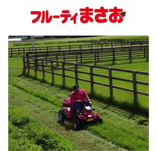 フルーティまさお 乗用芝刈り機 赤　50.1H ほとんど新品　4WD