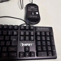 ゲーミングキーボードマウスセットの画像