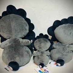 最安値3点セット★【新品・未使用】EXPO2025 万博　黒ミャクミャク　お手玉風ぬいぐるみの画像
