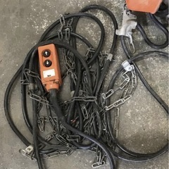 A-418〇◆①YASKAWA チェーンブロック 1/2ton チェーンブロック ホイスト 吊り上げ フック 岐阜発　4/17◆の画像