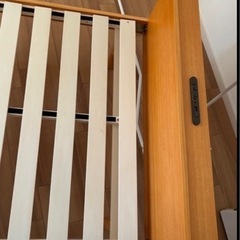 コンセント・USBポート付きシングルベッドの画像