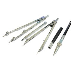 【プロ仕様・一式セット】製図器セット 独式 11品 ウルマ計器 JIS1級定規の画像