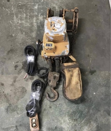 A-419○☆岐阜発 動作品 △ KITO / キトー / チェーンブロック / 1TON 