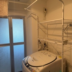 洗濯機ラック　ニトリ
の画像