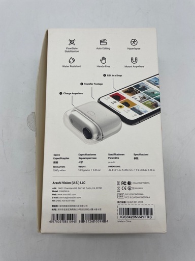 【トレファク足立扇店】ｱｸｼｮﾝｶﾒﾗ Insta360 GO CINGOXX/A 付属品完備
