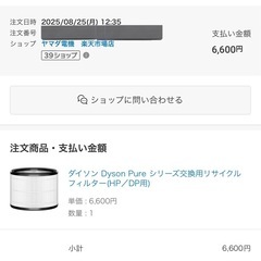 【純正】ダイソン 空気清浄機フィルター DP01/DP03の画像