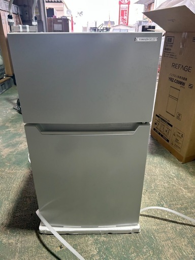 2ドア冷蔵庫　87L  2023年製ヤマダセレクト