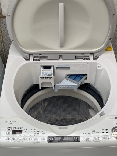送料・設置込み可?表示価格より10%OFF?洗濯乾燥機　8kg/4.5kg  SHARP 2021年【分解クリーニング済み】