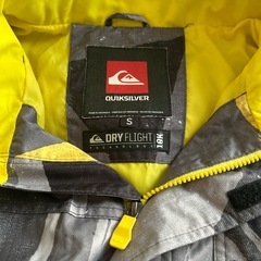 スノーボードウエア【クイックシルバー】Sスキーの画像