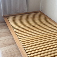 無印良品　すのこベッド　シングルの画像