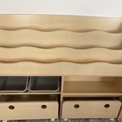 LOWYA   絵本棚　　おもちゃ収納の画像