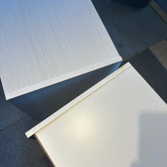 カラーボックス　ホワイトの画像