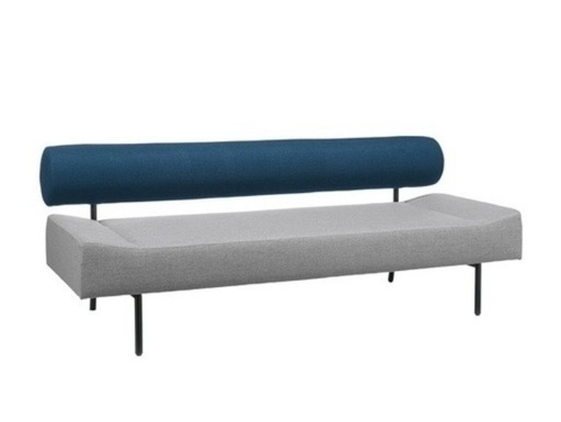 DIVANCO SOFA Round Navy × Dark gray