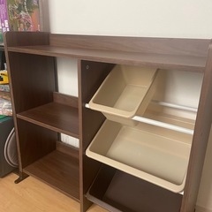 【お渡し先決定】【傷あり】おもちゃ収納ラックの画像