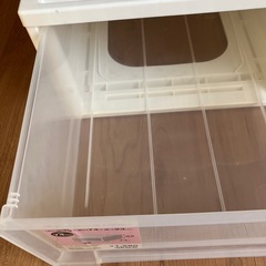 押入れケース　ホワイト　高さ23の画像